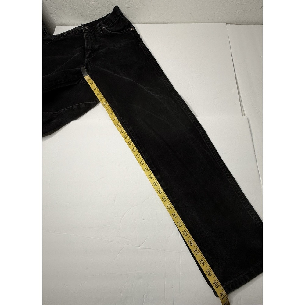 Wrangler Black Jeans 13MWZWK Mens Sz 30x32 Cowboy Cut Original Fit Work Vintage - Picture 5 of 11